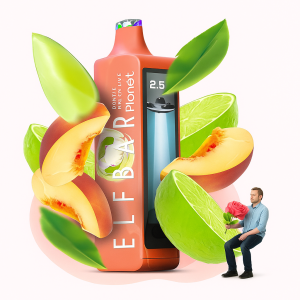 Elf Bar Planet 25000 - Double Peach Lime